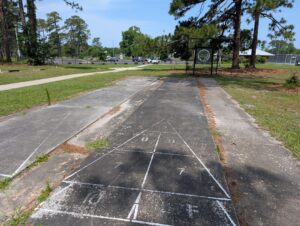 Shuffle board courts at Empie Park