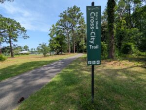 Gary Shell Cross-City Trail in Empie Park.