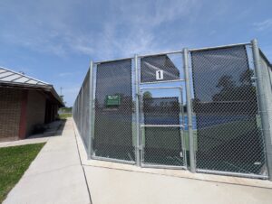 Tennis court number one at Empie Park.
